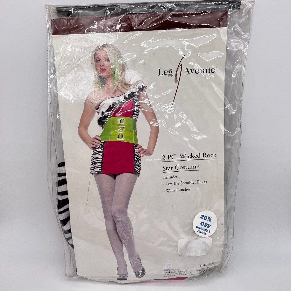 New Leg Avenue Wicked Rock Star Costume - Size M/L